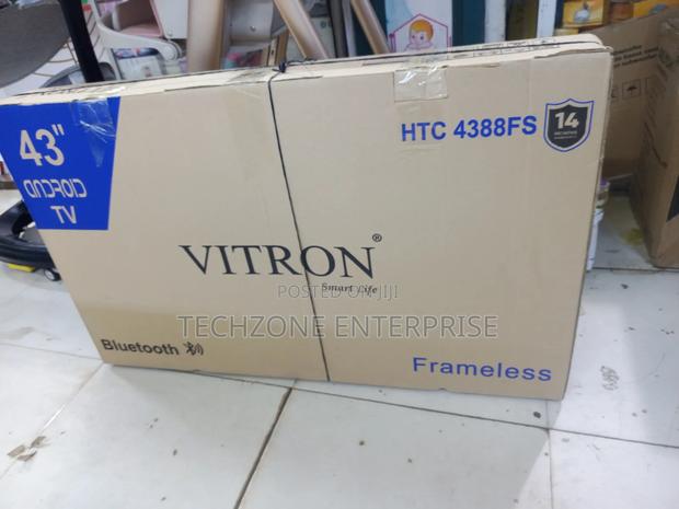 Vitron 43′′ Frameless Android Full Hd Tv , Multiple Ports 