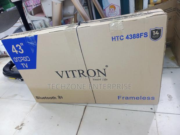Vitron 43′′ Frameless Smart Android Full Hd Tv, Bt Netflix
