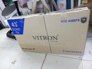 Vitron 43′′ Frameless Smart Android Full Hd Tv, Bt Netflix 