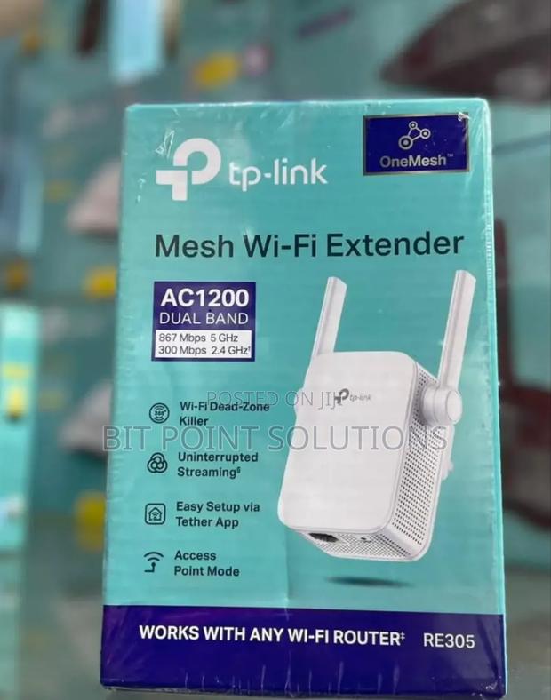 Tp-Link Ac1200 Wireless N Wall Plugged Range Extender Tlr305 - main view