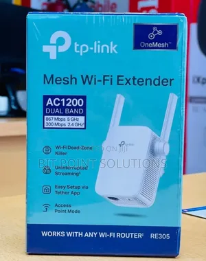 Tp-Link Re305 Ac1200 Wireless N Wall Plugged Range Extender