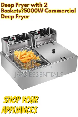 12 Litres Commercial Deep Fryer (6l+6l)