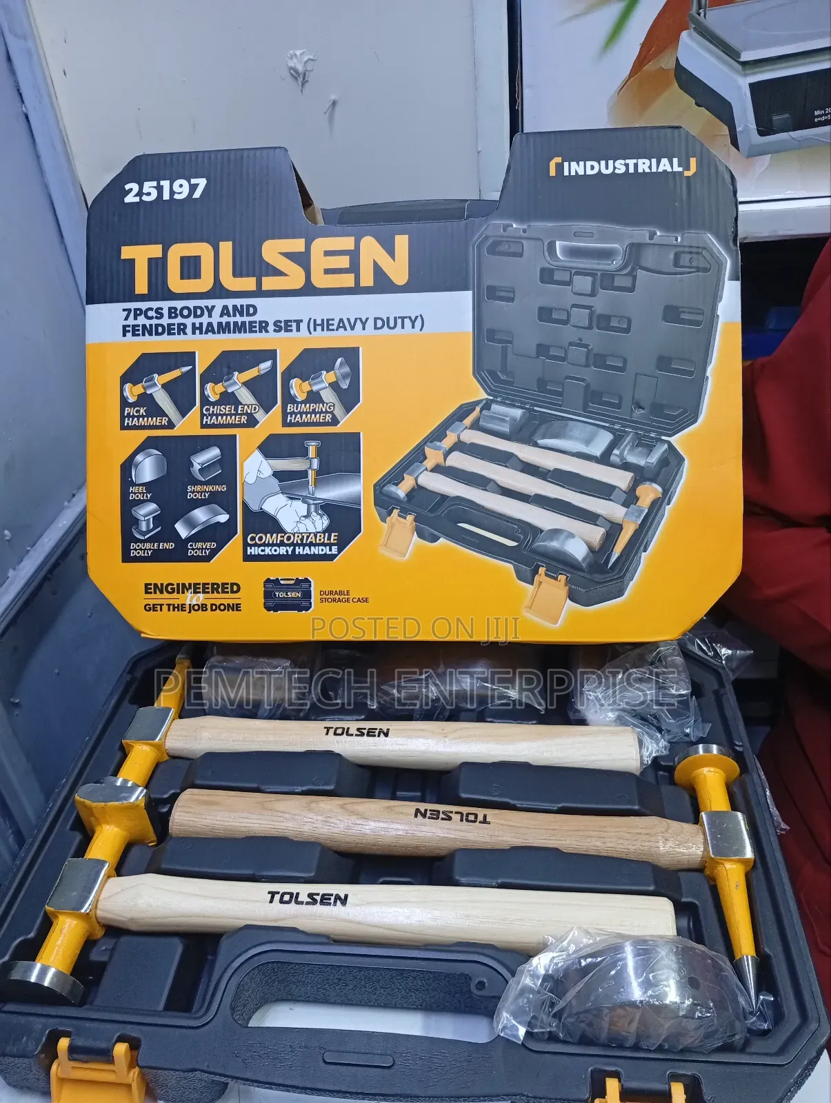Tolsen 7-Piece Heavy Duty Body and Fender Hammer Set