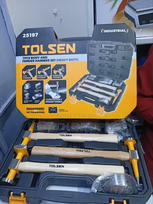Tolsen 7-Piece Heavy Duty Body and Fender Hammer Set