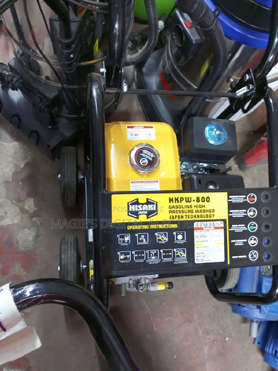 Well Performing 3400psi Hisaki Petrol Pressure Washer