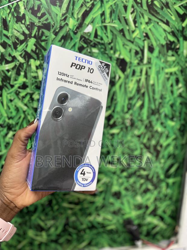 New Tecno Pop 10 64 GB Black - main view