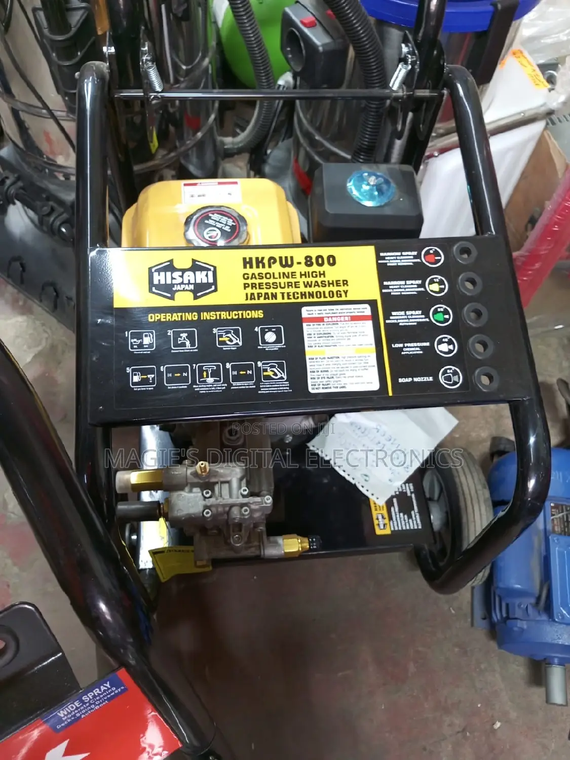 Highly Available 3400psi Hisaki Petrol Pressure Washer