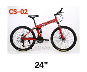 Foldable Mountain Bike Size 24"