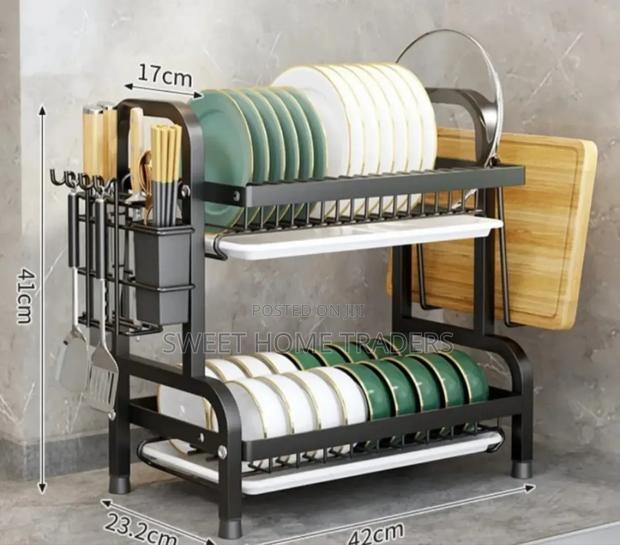 Heavy Duty 2 Layer Dish Rack - main view