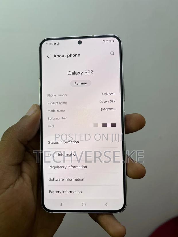 Samsung Galaxy S22 5G 256 GB White - thumbnail 3