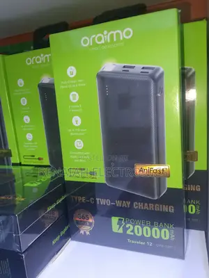 Oraimo 20000 Mah Portable Slim Design Powerbank