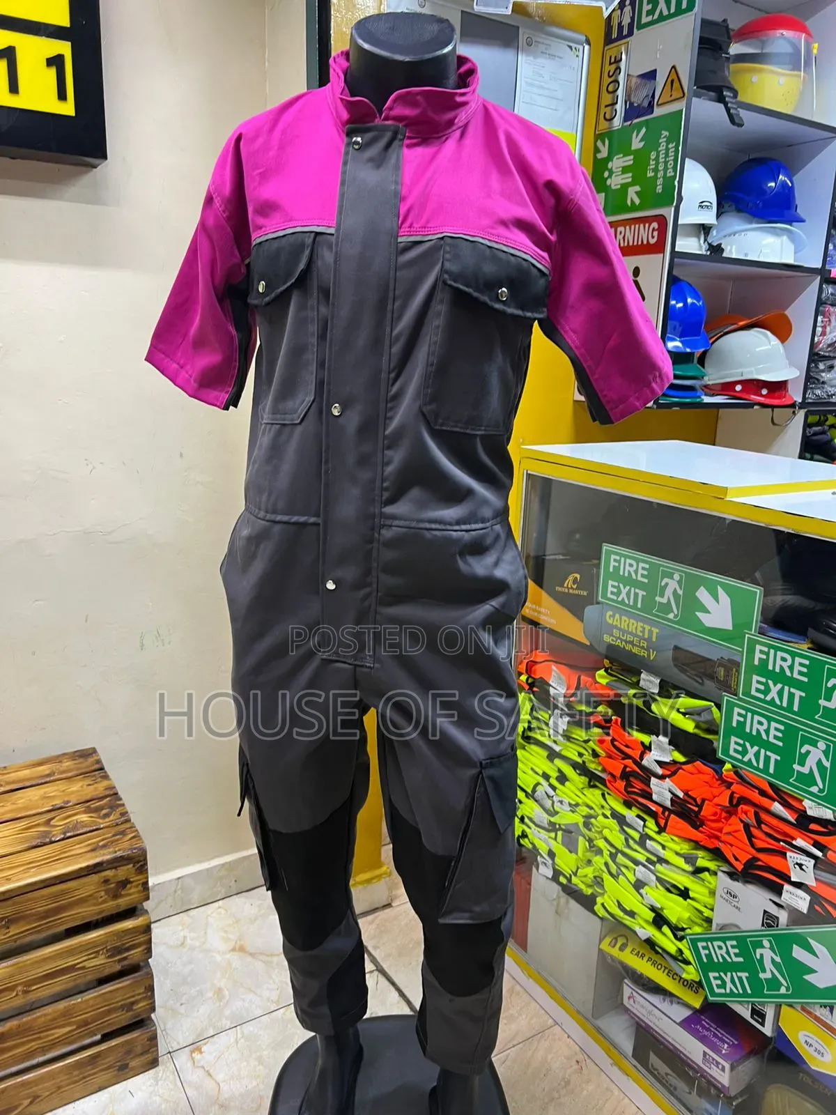 Multicoloured Cargo Overall