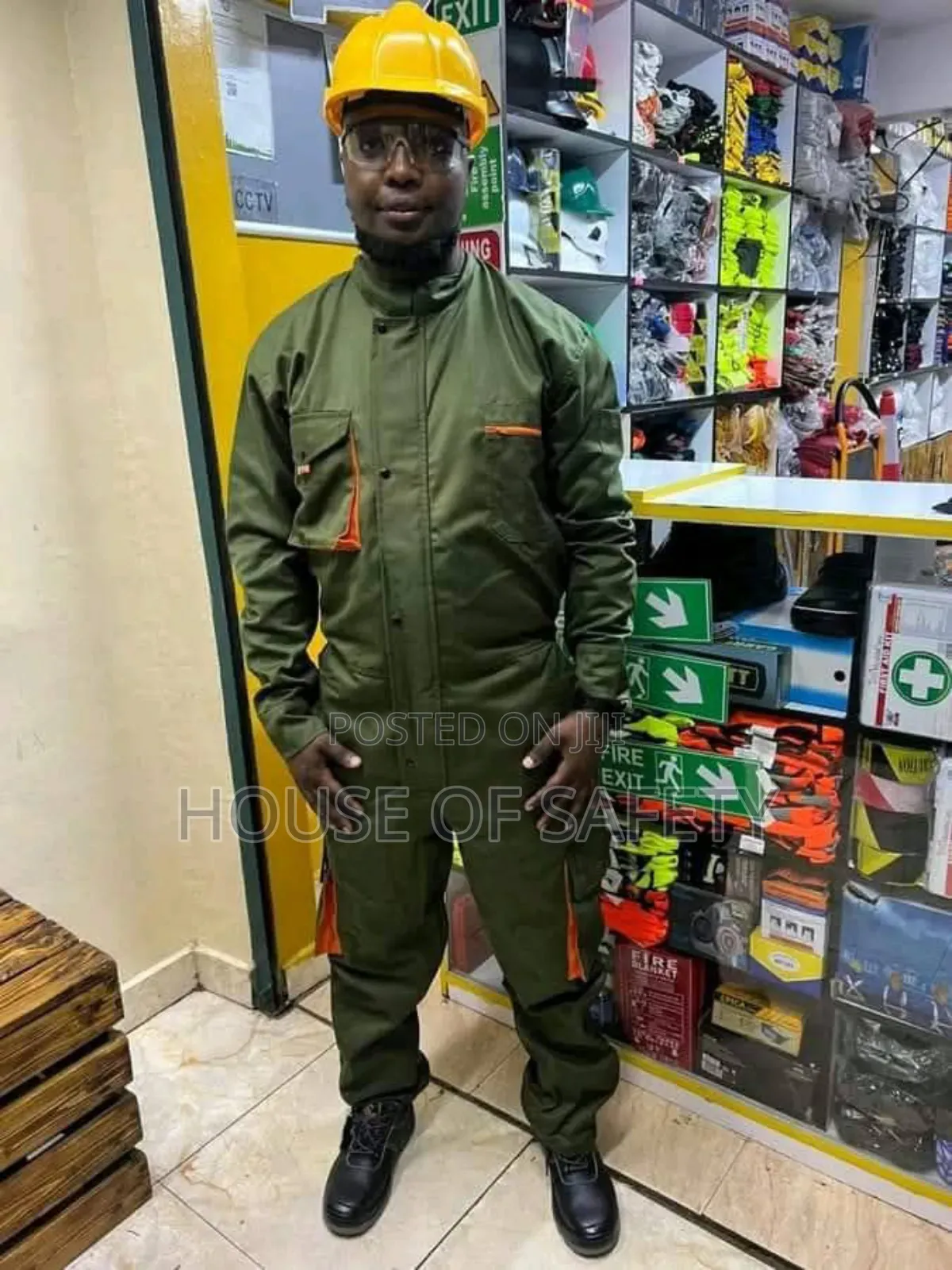Juggle Green Cargo Pockets Overall