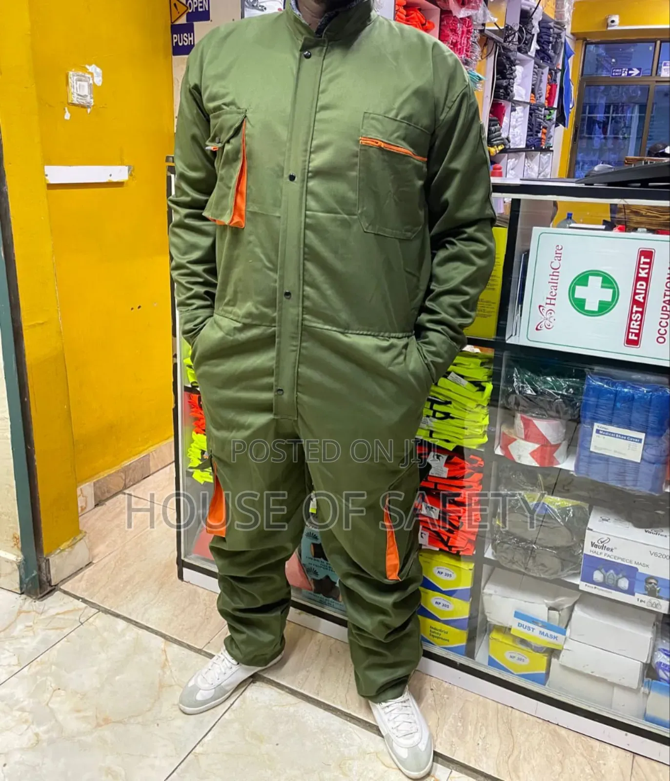 Juggle Green Cargo Pockets Overall