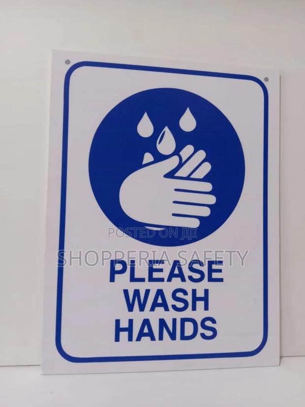 Please Wash Hands Signage - A4
