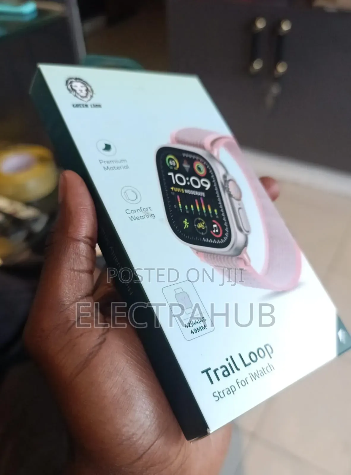 Green Lion Trail Loop 42/44/45mm Apple Watch Strap