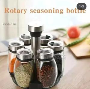 7pc Rotating Spice Jars - thumbnail 2