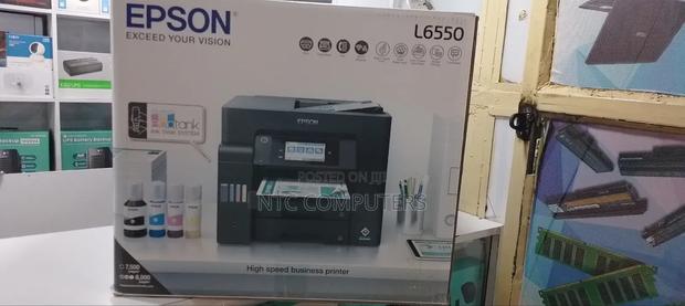 Ecotank L6550 A4 Multifunction Wi-Fi Ink Tank Printer With Fax