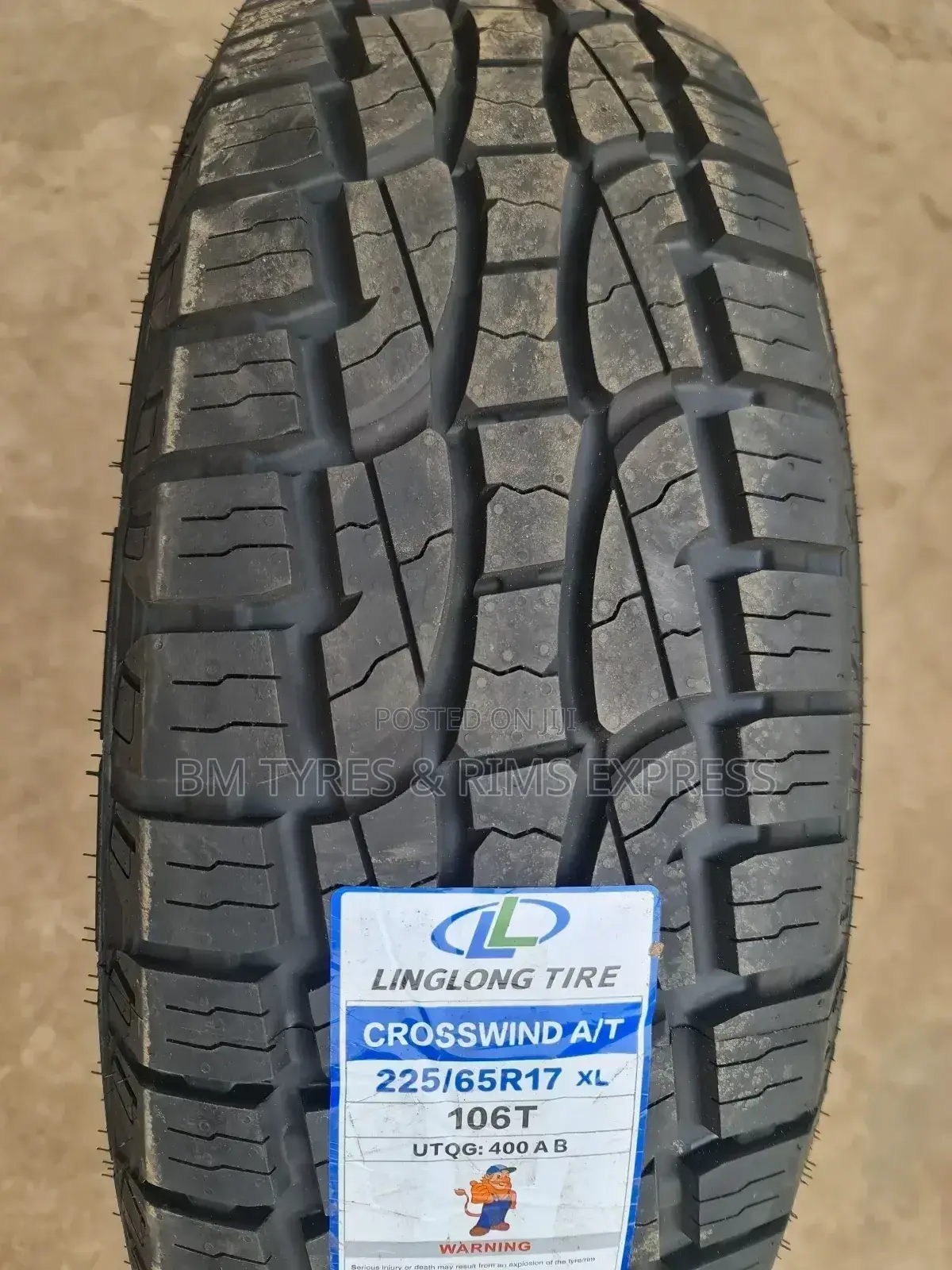 225 /65 R17 Linglong Tyres (All Terrrain)