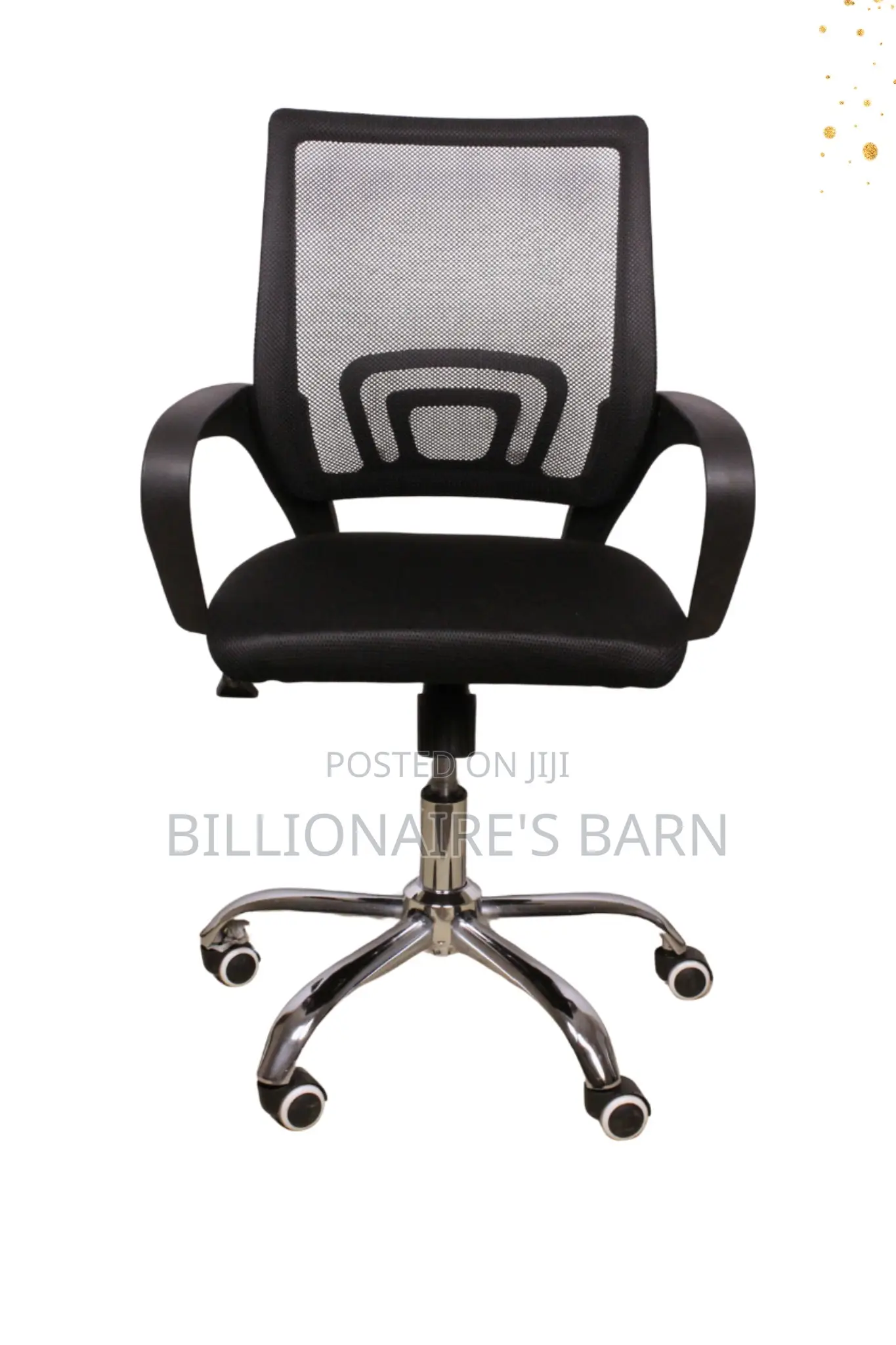 Mesh With Ergonomic Fabric With Lumbar Support