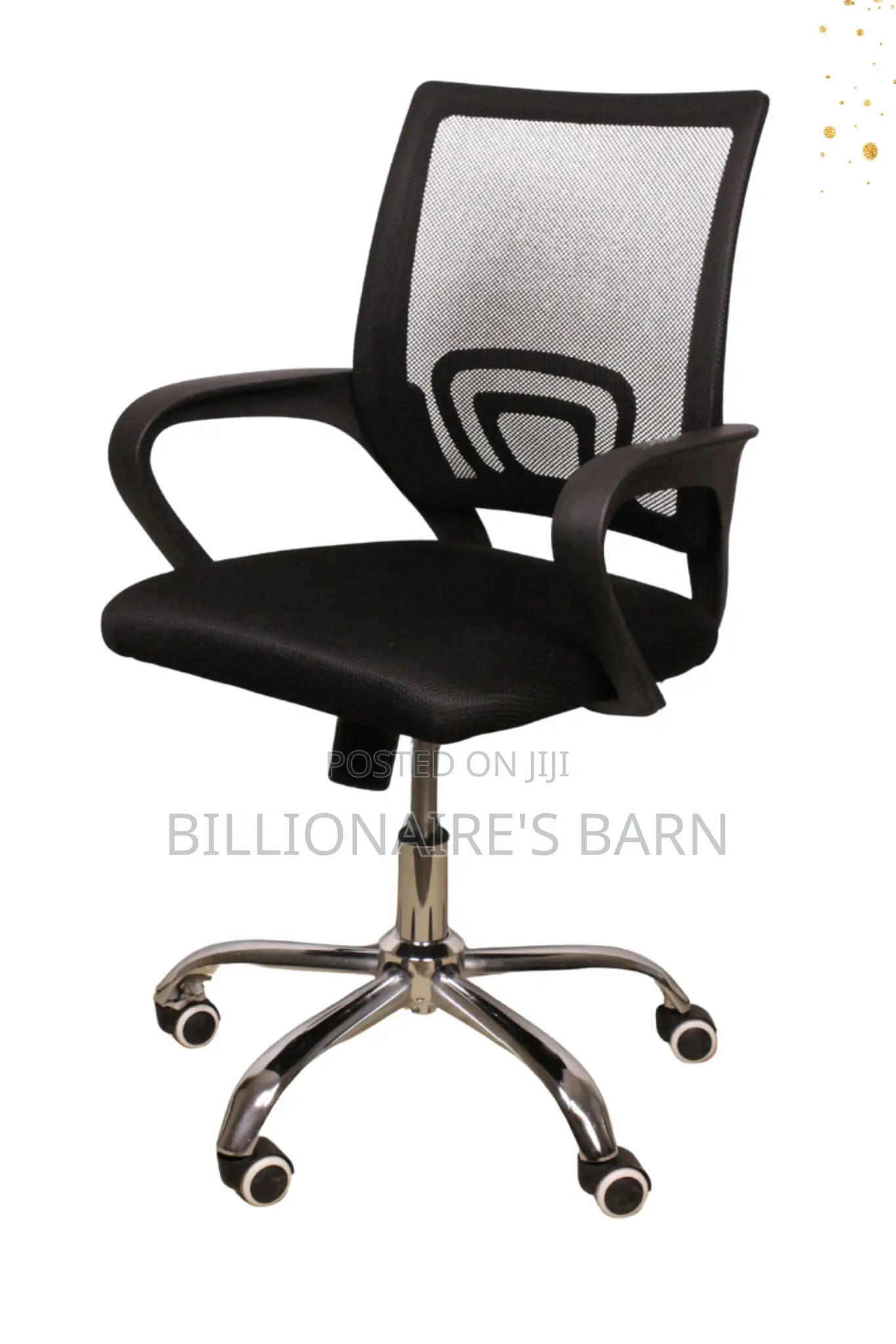 Mesh With Ergonomic Fabric With Lumbar Support
