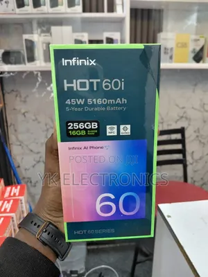 New Infinix Hot 60i 256 GB Silver