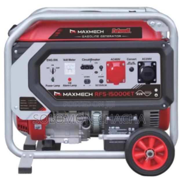 Maxmech Rfs-15000et11.9 Kva9.5 Kw(380v), Petrol Generator