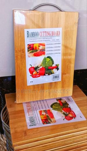 Hard Big Size 1.8cm Thick Wooden Bamboo Chopping Board - thumbnail 2