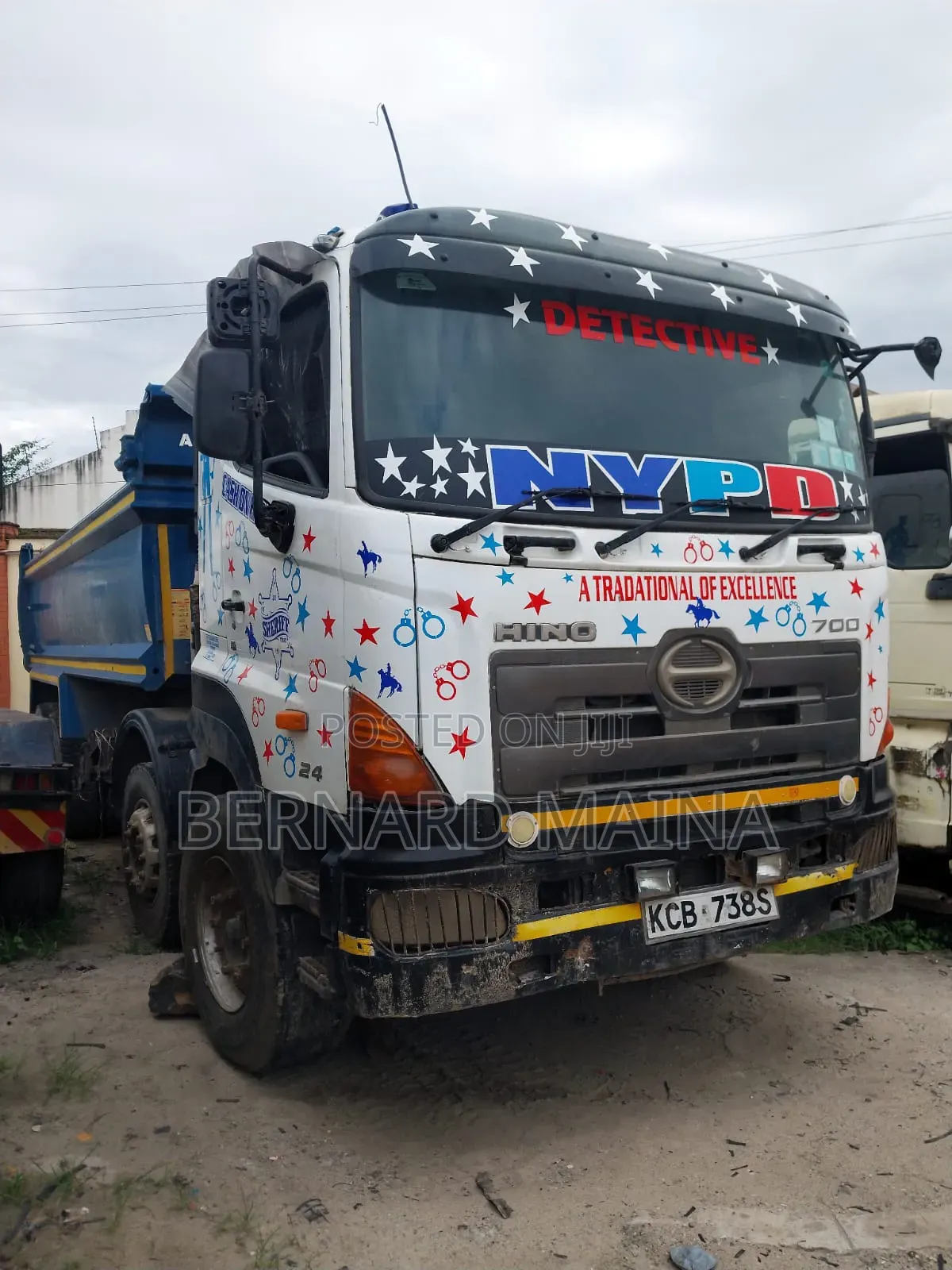 Hino Fc700 Tipper 2007 White
