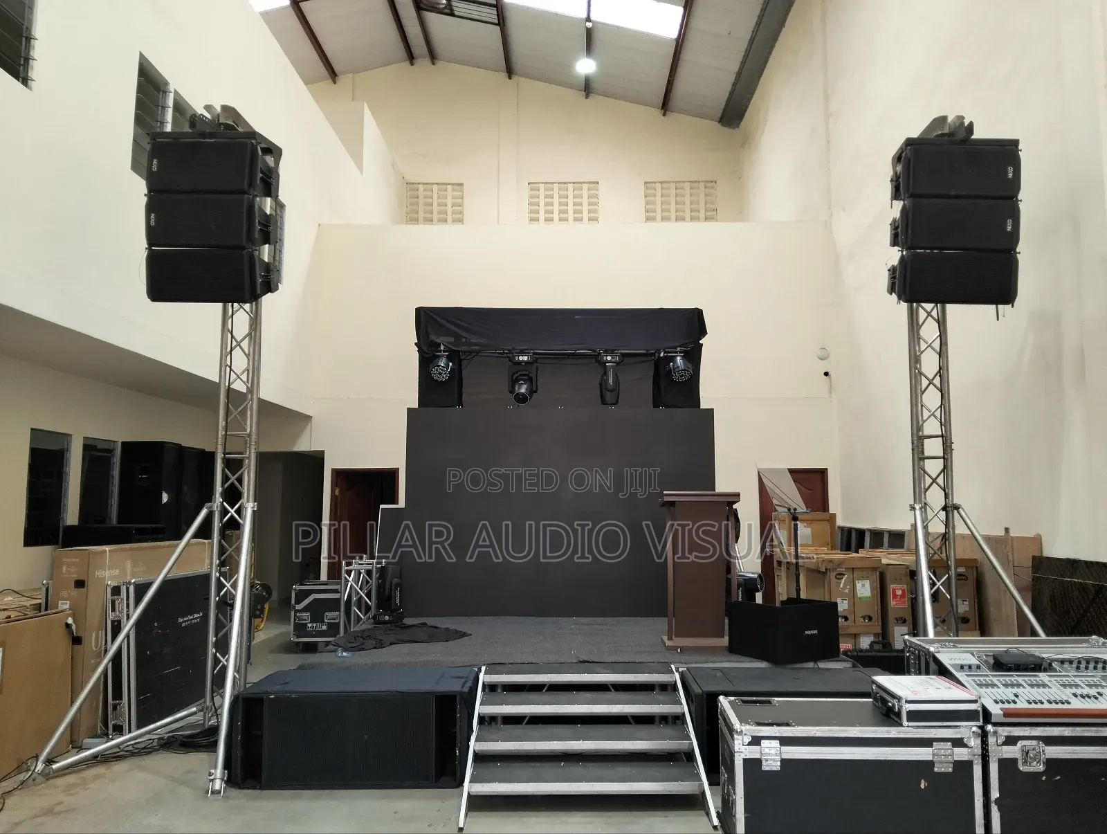 Line Ray Sound for Hire,Led Panels Stage