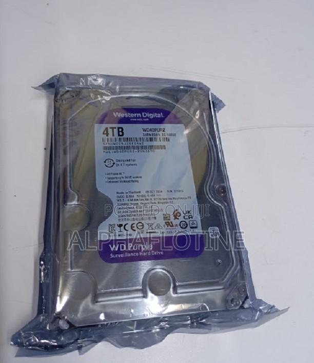 Wd Purple Surveillance Hard Drive – 4 Tb-Wd42purz
