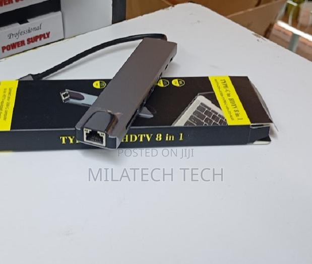 8-in-1 Type-C Dock – Hdmi, Usb, Card - main view