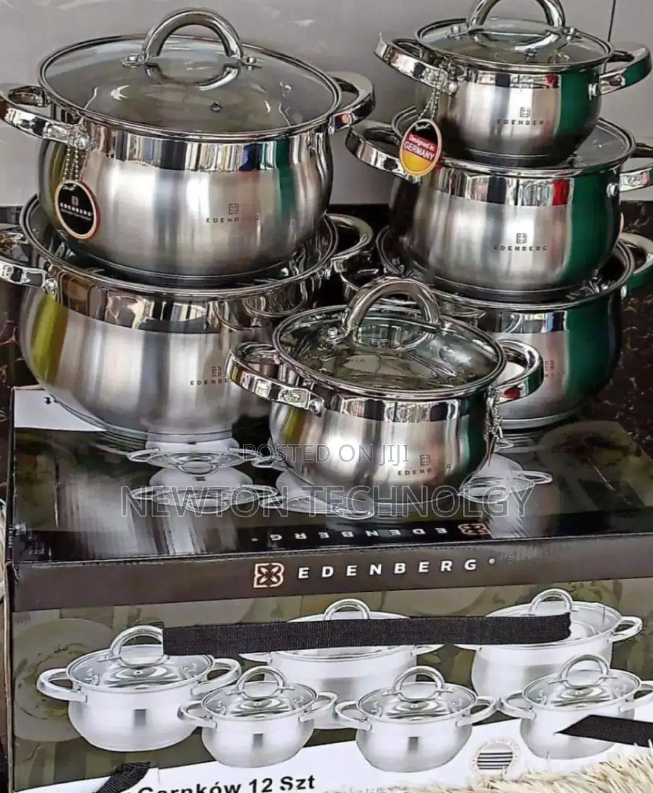 Edenberg Stainless 
12 PCS Set