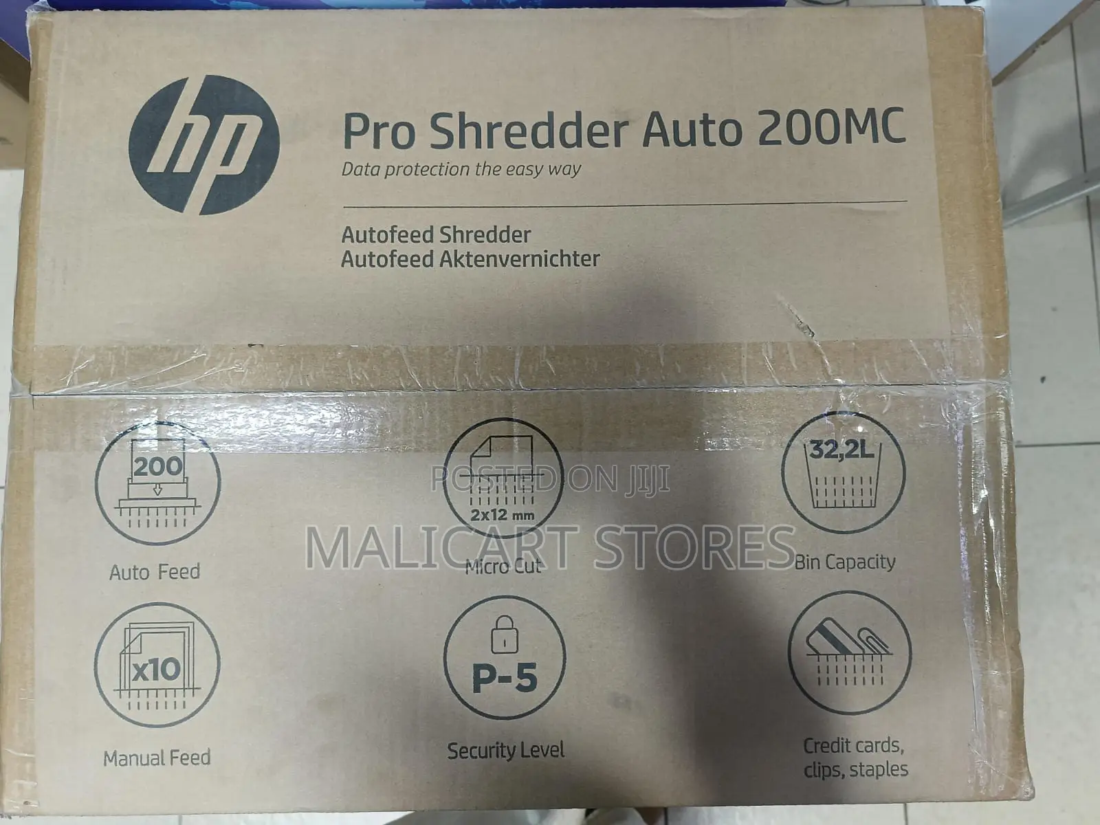 HP Pro Shredder Auto 200mc Micro-Cut Shredder