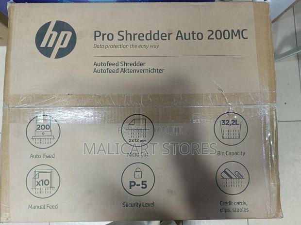 Hp Pro Shredder Auto 200mc Micro-Cut Shredder - thumbnail 3