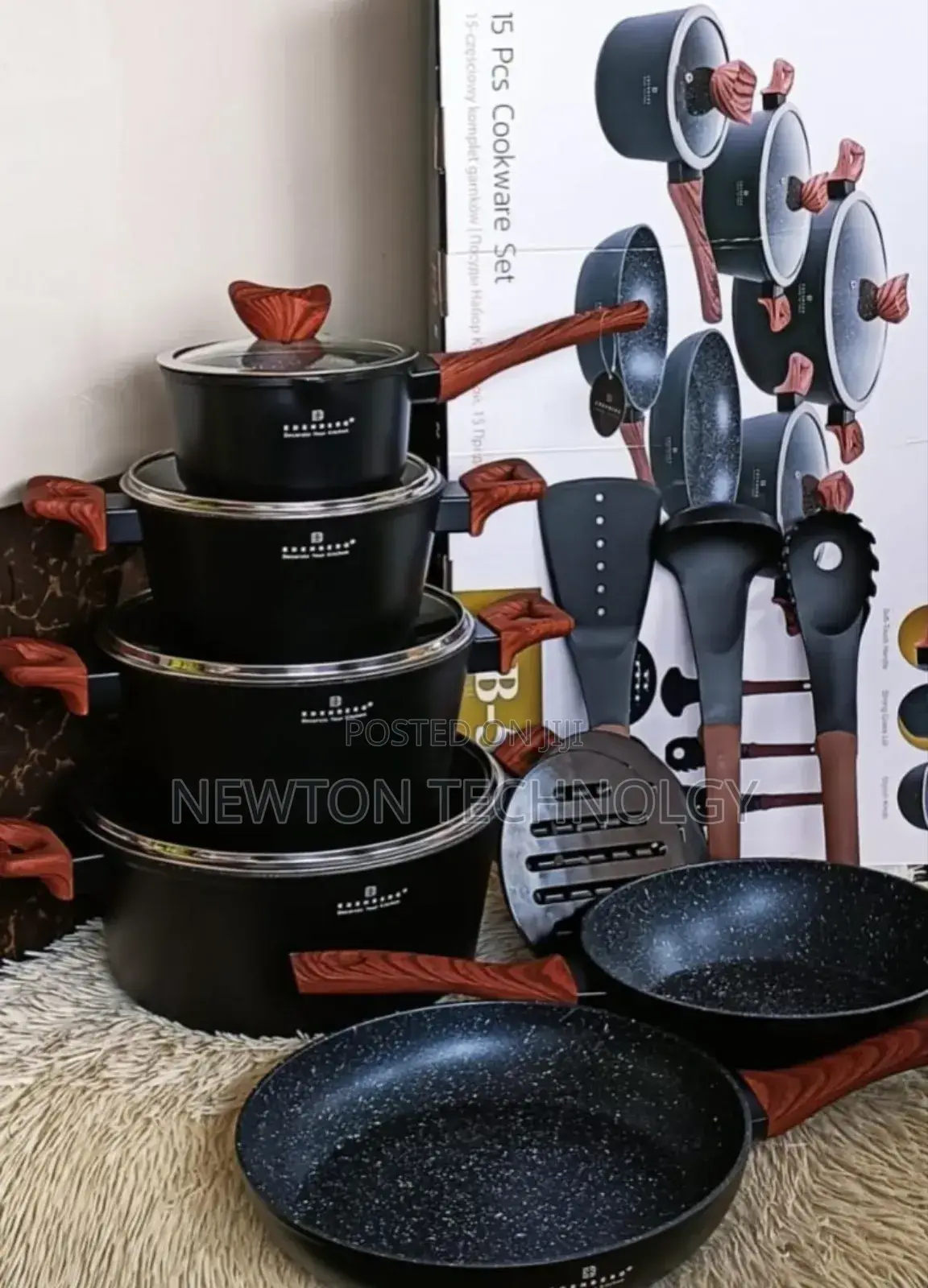 New Model Edenberg 15 Pc's Nonstick Cooking Pots
