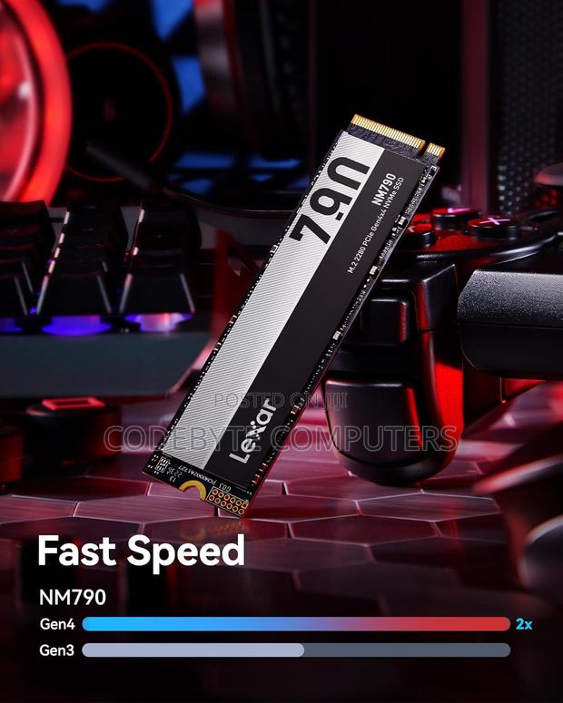 Lexar M.2 Nvme 2280 512gb High Speed Pcle Lnm790