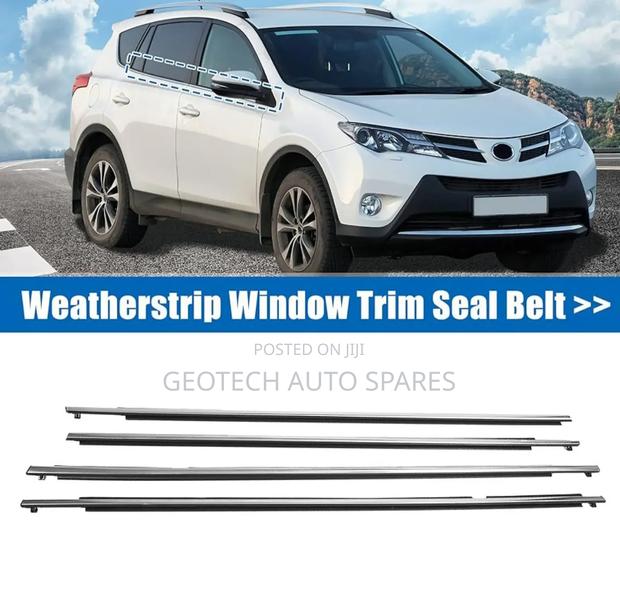 Rav4 2013-2019 Weather Strips (Chrome) - main view
