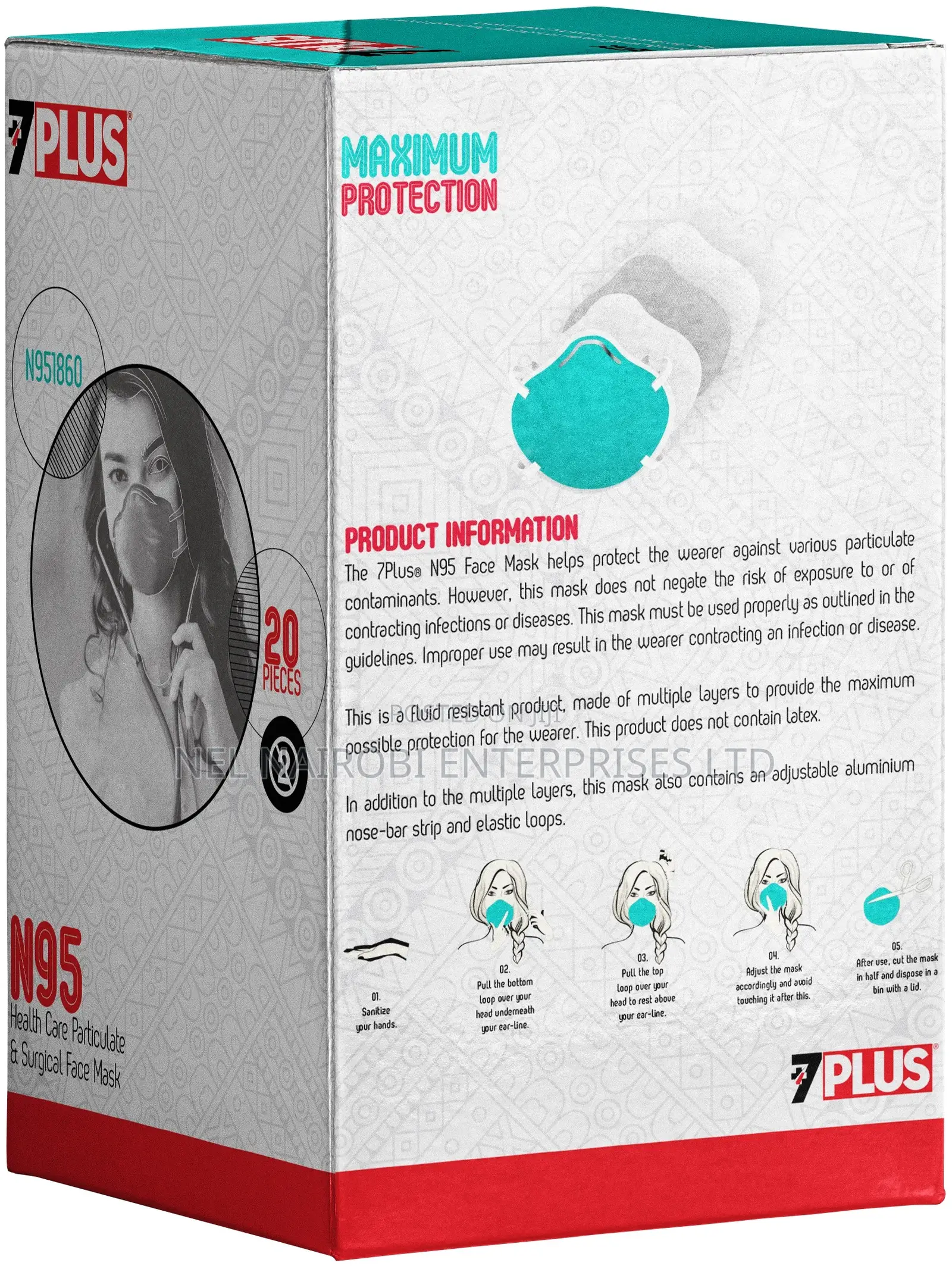 7plus N95 Face Mask