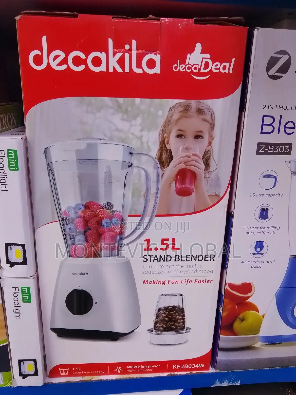 Decakila 2in1 Blender 1500watts