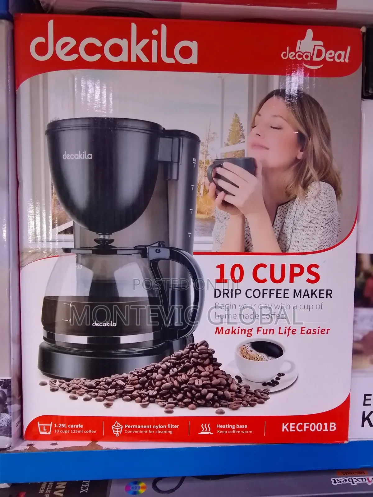 Decakila 10cups Coffee Maker Machine