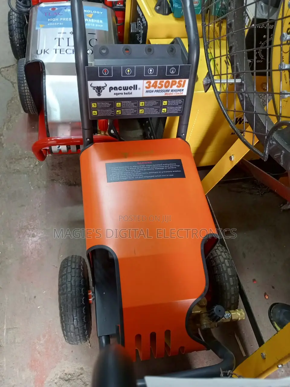 Commercial Standard 3450psi Pacwell Electric Pressure Washer