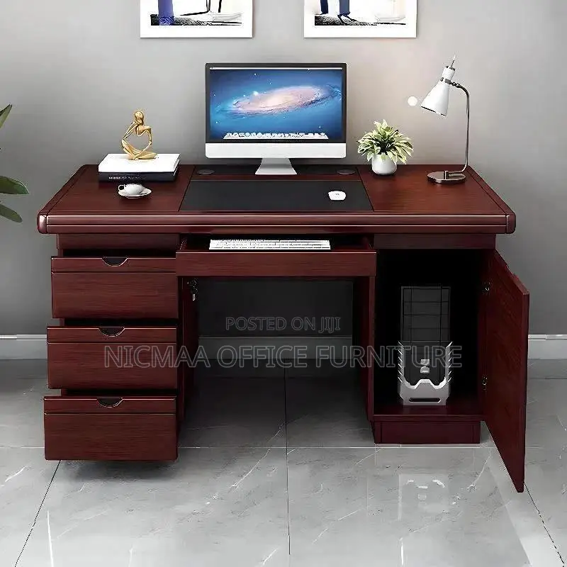 Executive Attached Drawers Desk