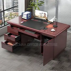 Executive Attached Drawers Desk