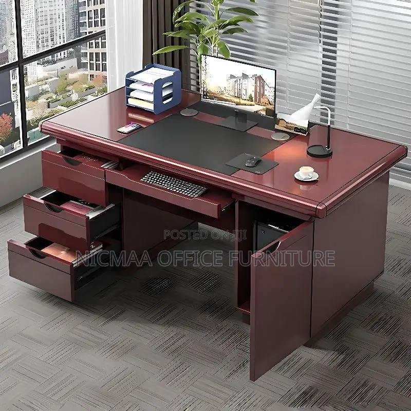 Executive Attached Drawers Desk