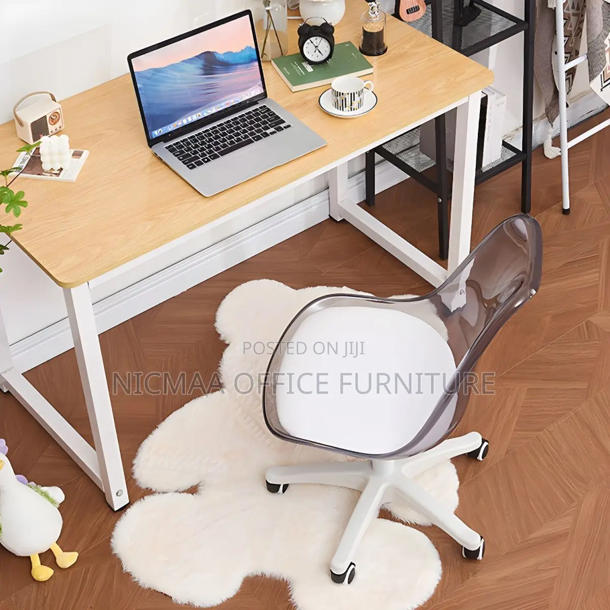 Colourless Swivel Eames Seat