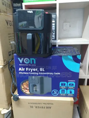 Air Fryer Von 8 Litres Digital Air Fryer With 1 Yr Warranty