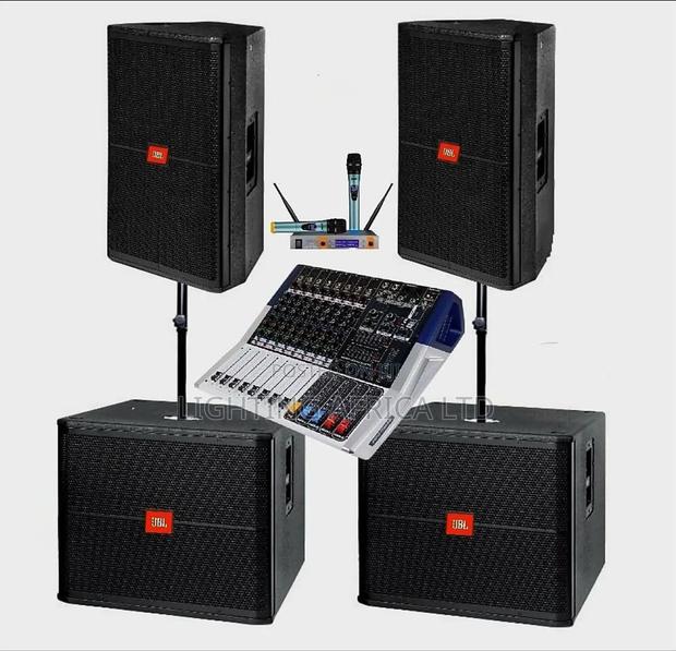 JBL Outdoor (2) 18" Bass -(2)15" Midrange - 8ch Mixer