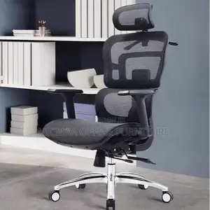 Ergonomic Headrest Mesh Seat