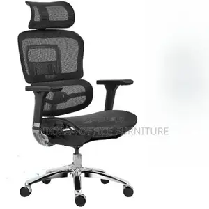 Ergonomic Headrest Mesh Seat
